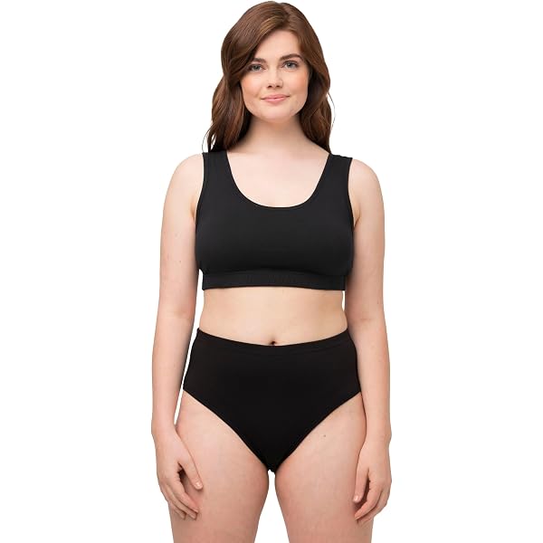 Ulla Popken Bustiers 2er-Pack Für Damen Große Größen – Mit Druck & Uni, Ohne Bügel, Aus Baumwolle Mit Elasthan