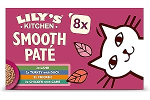 LILY'S KITCHEN Lily’s Kitchen Smooth Paté Selection Complete Nutrition Adult Cat Food 4 x (8 x 85g)