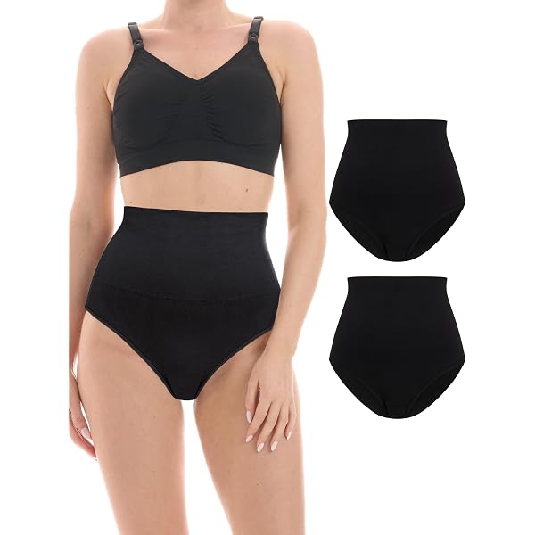 Culottes Maternité Grossesse - Lot De 6 | Coton Doux | Taille Basse | Confort Ventre Rond | Post-accouchement - 9