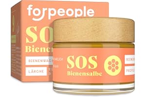 ‎4 PEOPLE WHO CARE forpeople BIO Bienensalbe 50g · Bienensalbe mit Propolis hochdosiert bei Neurodermitis & Akne · Heilsalbe für empfindliche & trockene Haut · Bienen Propolissalbe mit pflegenden Bio-Ölen