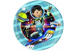 Unique Party 72266 - 23cm Miles from Tomorrowland Party Plates, Pack of 8