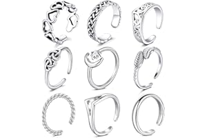 Briana Williams Toe Ring Anelli per Dita Aperti Anelli per Articolazioni per Caviglia per Piedi Regolabile Gioielli per Donna