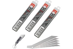 PRACTICTOOLS SDI - Pack de 30 Cuchillas de Recambio Acero SK2+Cr. de 9mm / 30º Cutter SDI Ingenuity