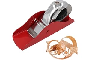 WAFUESH Plano de Carpintería Manual de Acero – Mini Cepillo de Madera Ajustable, Herramienta Compacta para Trabajos de Carpintería, Recortar, Cepillar y Pulir, Ideal para Artesanos y Aficionados al DIY ﻿ ﻿