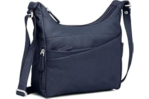 Hudson & James Designer Genuine Leather Women Ladies Travel Satchel Everyday Crossover Cross body Work iPad Shoulder Handbag Bag