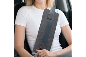 ‎BLUBLU PARK Sitzgurt-Kissen für die Erholung nach Mastektomie und Herzoperation, Mastektomie-Kissen für Post-Herz-Operationen, Bruststützkissen für Chemo-Port, Genesungsgeschenk nach Operationen (Dunkelgrau)