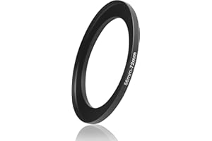 ARES FOTO Step Up Filteradapter. Anillo Adaptador del Filtro Hecho de Aluminio. para Las Lentes de Todos los Fabricantes: Canon Sony Nikon Fujifilm Olympus Tamron Sigma Pentax (58mm – 72mm)