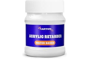 7 Artists Acryl Retarder 230 ml Retarder für Acrylfarben | Acryl Verzögerer auf Wasserbasis für Nass-in-Nass-Malerei | Trocknungsverzögerer | Slow Drying Medium