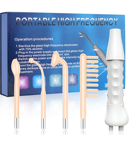 Barra frequenza con 6 sonde, dispositivo di radiofrequenza viso, macchina per il trattamento di bellezza