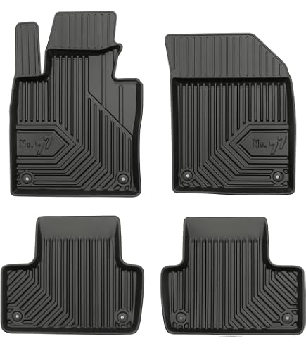 ELMASLINE Tappetini in gomma 3D per Volvo EX30 2024-2025 elettrico incl. Frunk | Accessori Tappetini