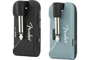 Fender Telepath trådlöst system | Plug & play trådlös sändare och mottagare, låg latens, 5,8 GHz, 21,3 m räckvidd, levande pr