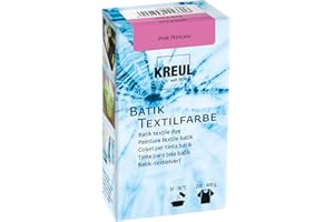 KREUL 98527 - Tinte Textil Batik Pink Princess, 70 g, Polvo de Color para Batik y teñido de Textiles