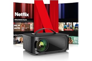 Proyector 4K Netflix Oficial Movin OS Dolby Surround 30000 Lúmenes AI Smart Proyector Portatil 1080P Full HD Nativo Focus 4D 4P Keystone Mini Proyectors ONOAYO WiFi6 Bluetooth 50% Zoom Cine en Casa
