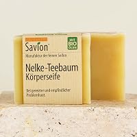 Savion Johanniskörperseife – Mit Johanniskrautöl, Vegan & Palmölfrei, 80g