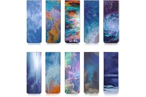 LECTNORE 12pcs Magnetic Bookmarks, Magnet Book Marker Assorted Book Markers Page Clip with Magnet for Men Women Book Lovers Stationery Book Reading, Multicolor