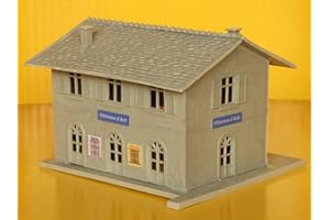 KREA MODELLISMO Stazione FS stile Italiano Kit scala HO - 1:87