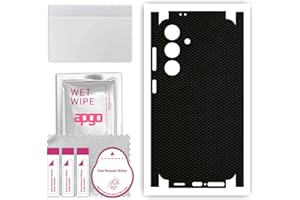 apgo Skin Sticker Film Foil Vinyl for The Back+Sides for Samsung Galaxy S24 Matriz, Full Wrap Skin