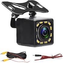 Visione Notturna Angolo 170 Telecamera Retromarcia Per Auto - Da Targa Senza Fori, 170° Visione Notturna A2zworld Kr202366 - 7
