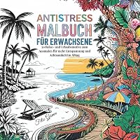 Malbuch Für Erwachsene – 50 Unterwasser-Szenen Zum Ausmalen Gegen Stress | Fische & Meer