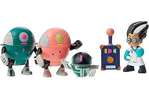 PJ Masks Romeo Robot Mission Action Figure Set di action figure giocattolo prescolare con 4 action figure e accessori per bambini dai 3 anni in su