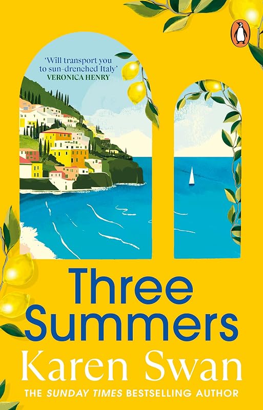 Three Summers Escape to Italy in this sweeping historical novel by the Sunday Times bestseller cover