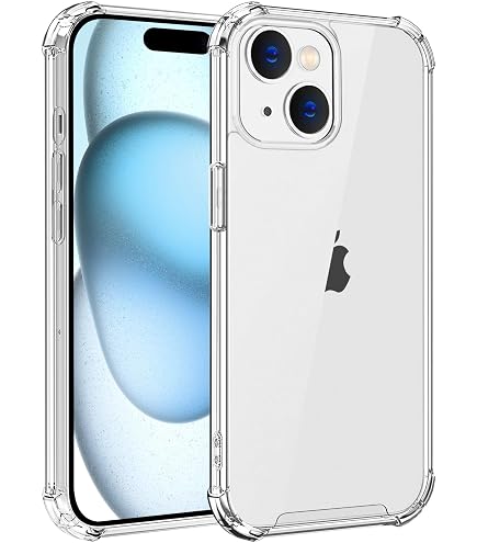 Ivoler IPhone 16 Case 6,1 Zoll – Kristallklar, Stoßfest, Vergilbungsfrei, Militärstandard