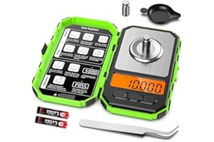 Newset Ankilo Digital Milligram Scale, 50g/0.001g Portable Digital Mini Food Scale Jewelry Scale Kitchen Scale Gram Scale, Backlit LCD, Great for Travel