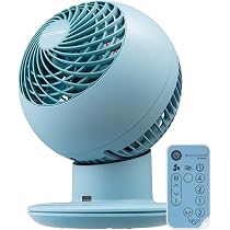Ventilateur De Table Woozoo Iris Ohyama - 5 Vitesses, Télécommande - Silencieux 30dB - 30m²