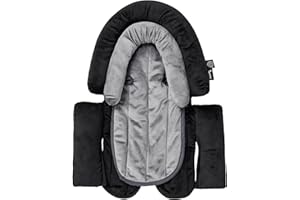 ‎APRAMO APRAMO 2 in 1 Sitzverkleinerer für alle Kinderwagen, babyschale und Autositze, Universal Kinderwagen Neugeboreneneinsatz Sitzkisse Kopfstütze