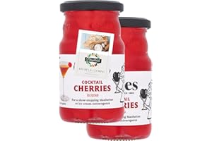 Cocktail Cherry Bundle with Opies Cocktail Cherries 225g 2 Pack + Brightdale Kitchen Card