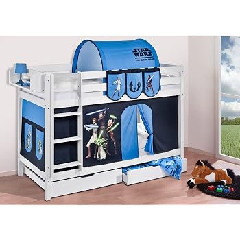 Spielbett Und Etagenbett Fur Hochbett Vorhang Star Wars The Clone