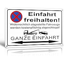 Privatparkplatz, Parken Verboten, Ein- O. Ausfahrt Freihalten, Schild/Aufkleber - Foto 3