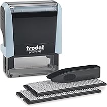 Timbro Autoinchiostrante Trodat Printy 4913 - Personalizzabile, 5 Righe, Impronta 58x22mm, Colore Fucsia, Inchiostro Nero Incluso - Foto 7