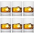 PrimeWorld Duplex 384 ml Style Glassware Set of 1 Pc for Whiskey/Old Fashioned BourbonGlasses/for Scotch Lovers/Rum Glasses/Bar Whiskey Glasses/Cocktail Glasses