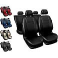 Coprisedili Auto Anteriori Carpendo - Universali, Con Airbag Compatibile, Nero Comfort - 9