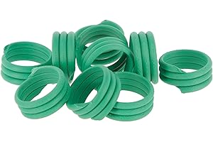 Kerbl Hobbyfarming Spiralring 20 mm grün Kunststoff, 100 Stück