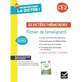 En route pour la dict&eacute;e ! CE2 25 dict&eacute;es th&eacute;matiques: Fichier de l'enseignant