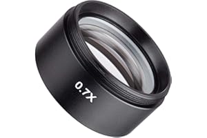 AmScope SM07 Lentille de Barlow 0,7X pour microscopes stéréo SM (48 mm)