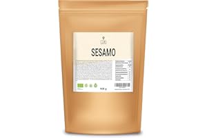 CIBO QUALITY FOODS Cibo,Semi di Sesamo Bio Decorticati e Tostati 908gr, da utilizzare in impasti e preparazioni o da servire su insalata, Tostato a bassa temperatura, COnfezionato in Italia
