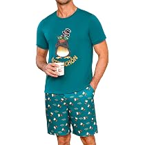 Sommer-Schlafanzug Für Herren – Kurzarm-Shirt & Shorts Aus Atmungsaktivem Material, Schnell Trocknend