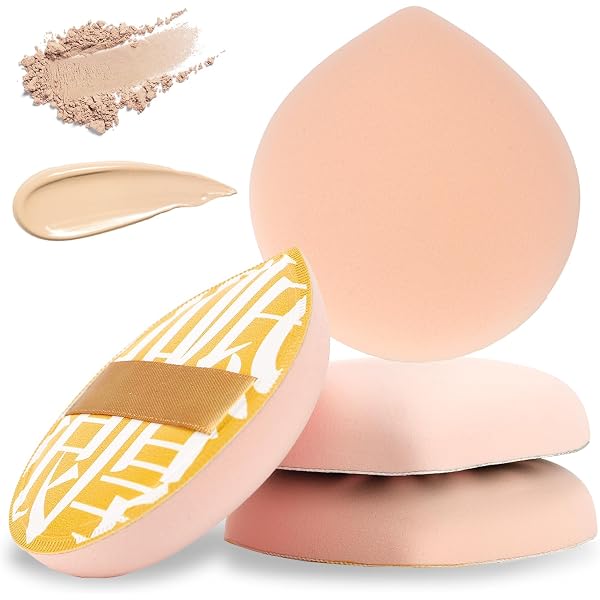 MSQ Makeup Schwämmchen – 5 Stück, Ultraweich, Waschbar Für Foundation Und Puder