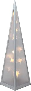 Download Celebright Christmas Tree Pyramid Lantern Internal Rotating Led Spindle Creates A Stunning 3d Holographic Starburst Effect Freestanding For Table Top Use Or Corner Floor Lamp 45cm Amazon Co Uk Home