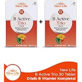 New Life B Active Trio 30 Dilaltı Tablet 2 Kutu