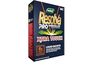 Resolva 20300520 Pro Weed Killer Liquid Sachets Xtra Tough 6 x 100ml, Natural