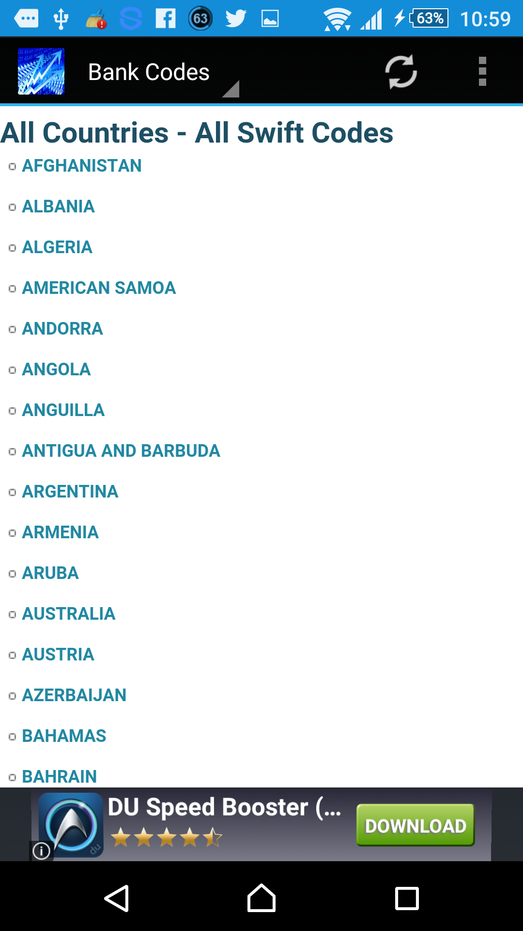 BIC Bank Codes Amazon.co.uk Appstore for Android