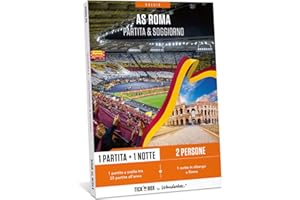 Tick&Box - Cofanetto Regalo - AS Roma Classic Soggiorno - 1 Partita + 1 Notte - 2 Persone