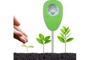 JASTOO Medidor de Humedad del Suelo, Probador no se Necesitan Baterías, Sensor indicador de Monitor de Agua, higrómetro para Plantas Grandes de Interior y Exterior, Flores, jardinería, Agricultura