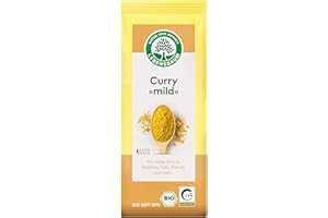 ‎LEBENSBAUM Lebensbaum Curry Mild, Bio-Gewürz für Currys, Gemüse, Tofu und Fleisch, leichte schärfe, milder Geschmack, 50 g