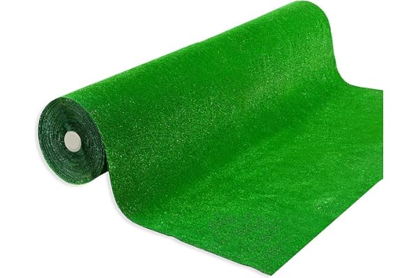 EMMEVI gazon synthétique 2 x 2 Mètres épaisseur 7 mm 100% Made in Italy calpestabile synthétique herbe tapis Manto jardin extérieur intérieur