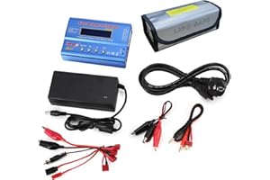 VORTEXQ6 iMax B6 Professional RC Battery Charger Discharger - Balance Charge LiPo, Multi Function LiHV, LiFe, NiMH, NiCd, Lead Acid (1S-6S), Pb + Lipo Safe Bag